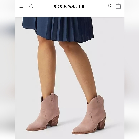 COACH Paige Western Bootie ( Currently Sold Out Online) Size 6 - Picture 2 of 13